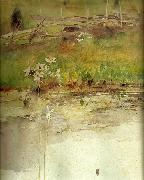 bruno liljefors blomvass painting